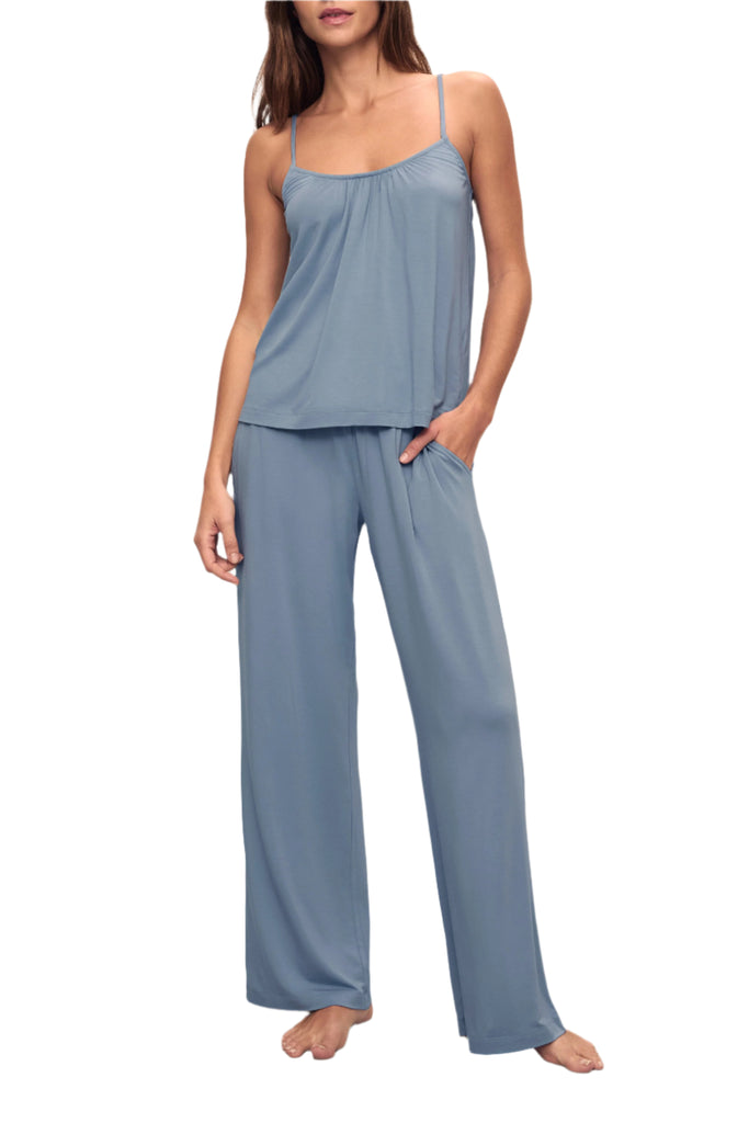 Gisele Cami/Pant PJ Set in Faded Denim