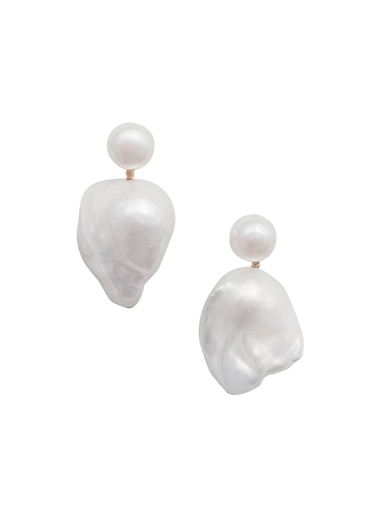 Emilia Earrings in White