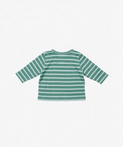 Edward Baby T-Shirt in Forest Stripe