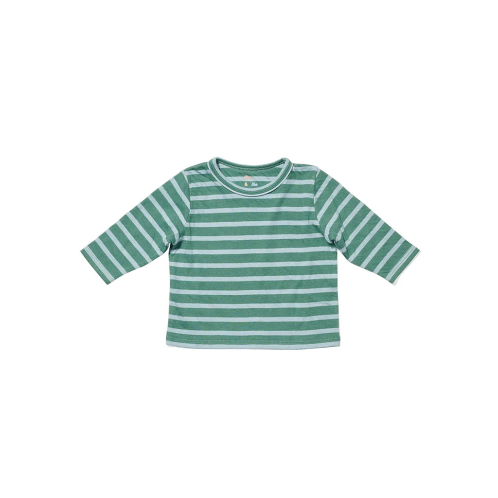 Edward Baby T-Shirt in Forest Stripe