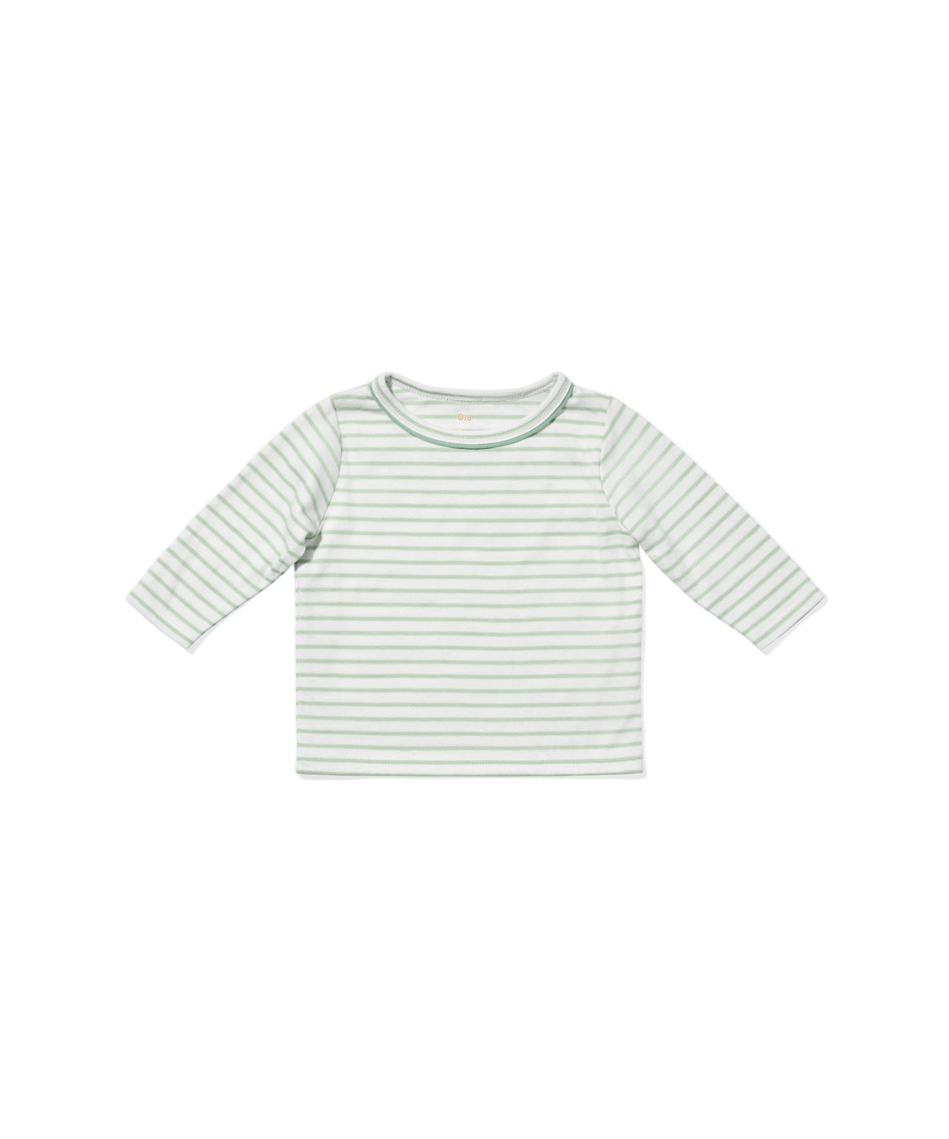 Edward Baby T-Shirt in Dusty Seafoam Mini Stripe