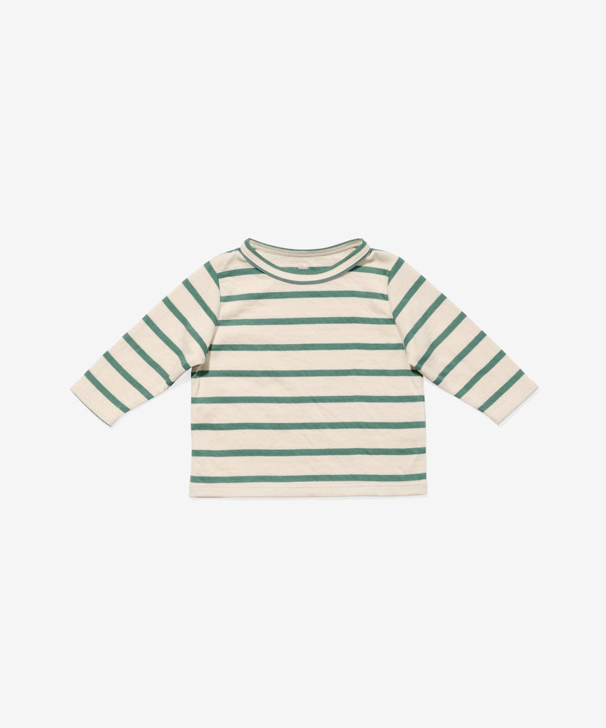 Edward Baby T-Shirt in Pine Stripe