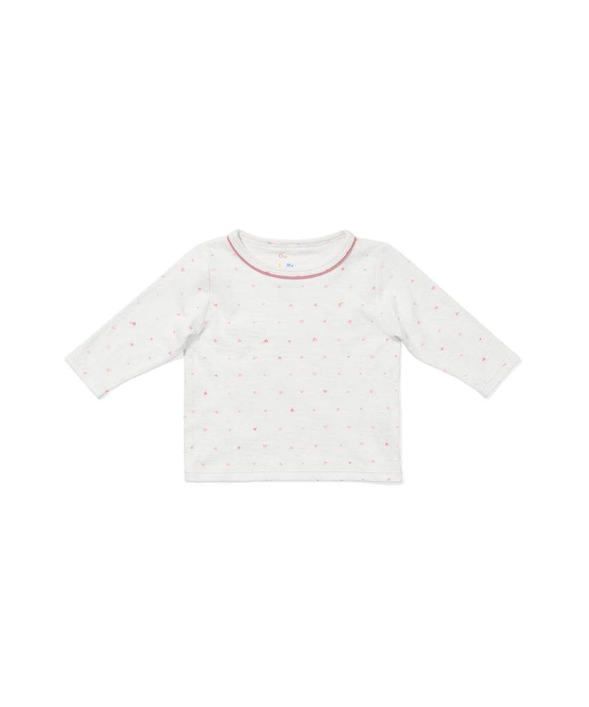 Edward Baby T-Shirt in Rose Hearts