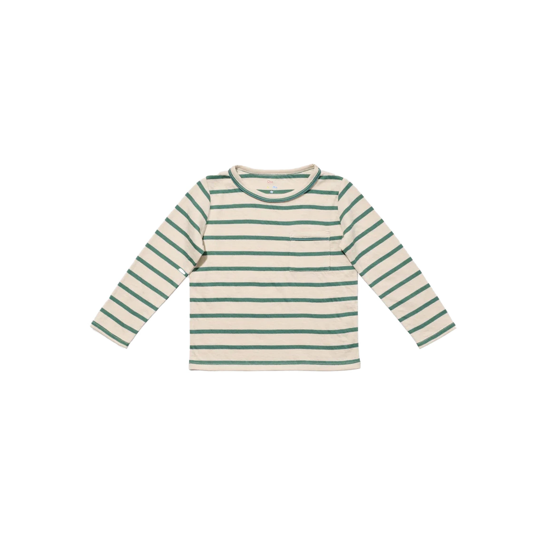 Edward T-Shirt in Pine Stripe