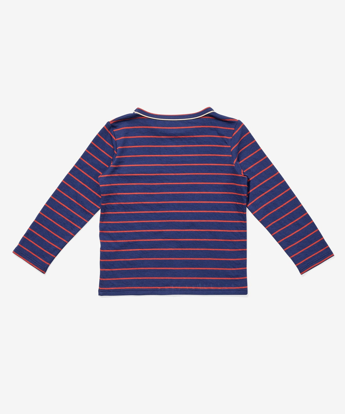 Edward T-Shirt in Navy Fine Stripe