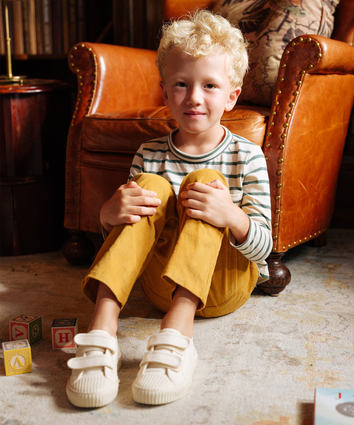 Edward T-Shirt in Pine Stripe