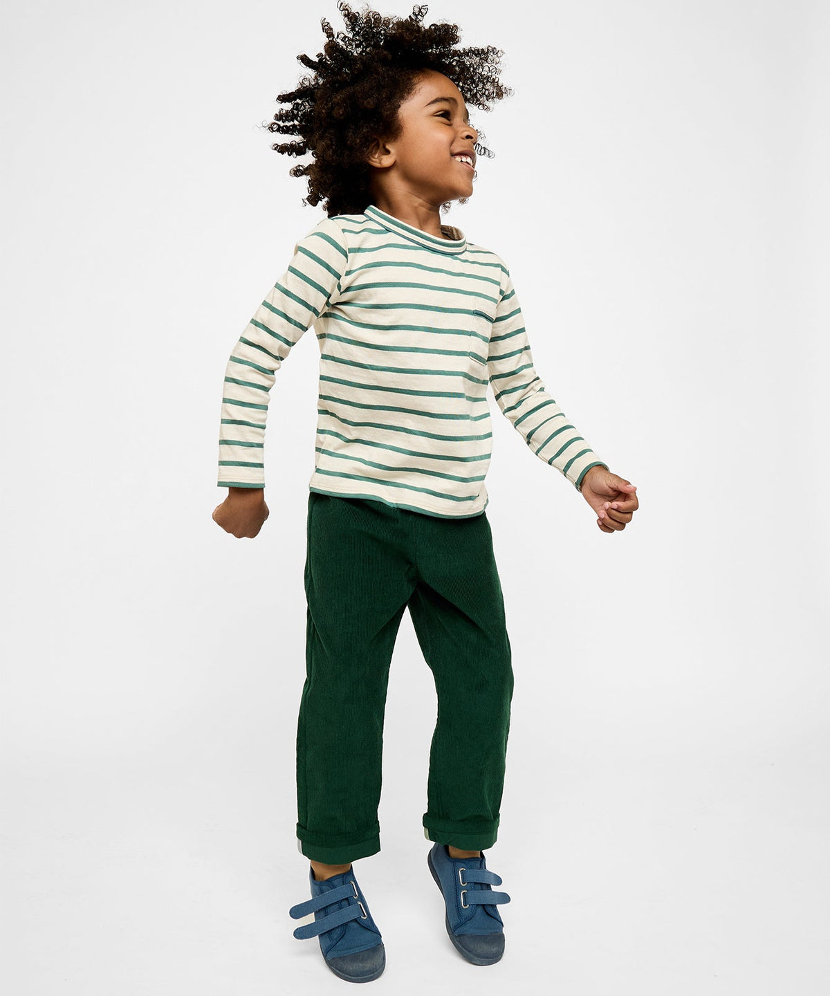 Edward T-Shirt in Pine Stripe