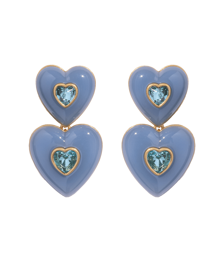 Elodie Heart Drop Earrings