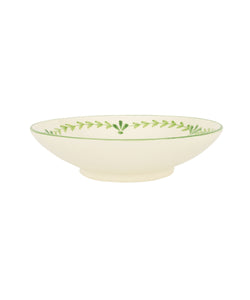 Rebecca Udall Elouise Pasta Bowl Crockery, Sage Green Frontal View