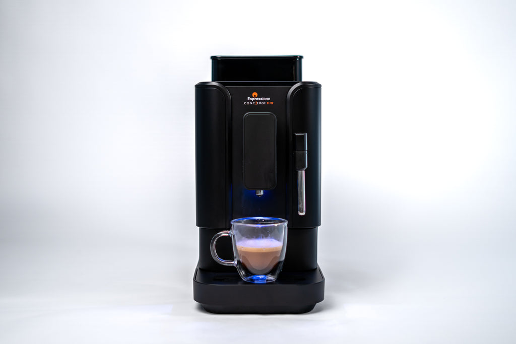 Concierge Elite Fully Automatic Bean to Cup Espresso Machine in Infinite Black