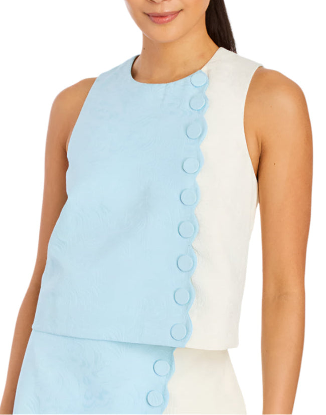 Etta Scallop Top