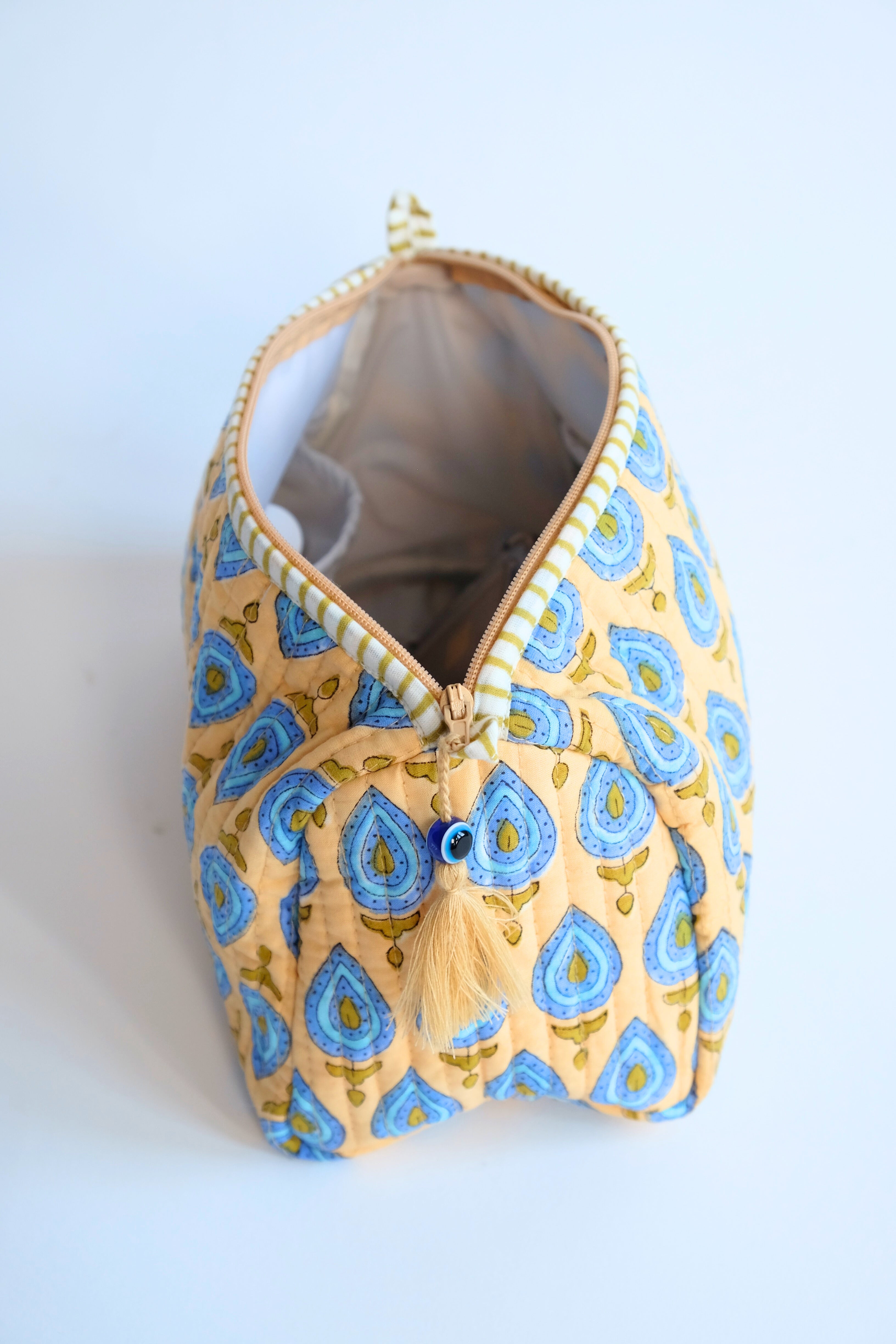 Evil Eye Charm Toiletry Bag