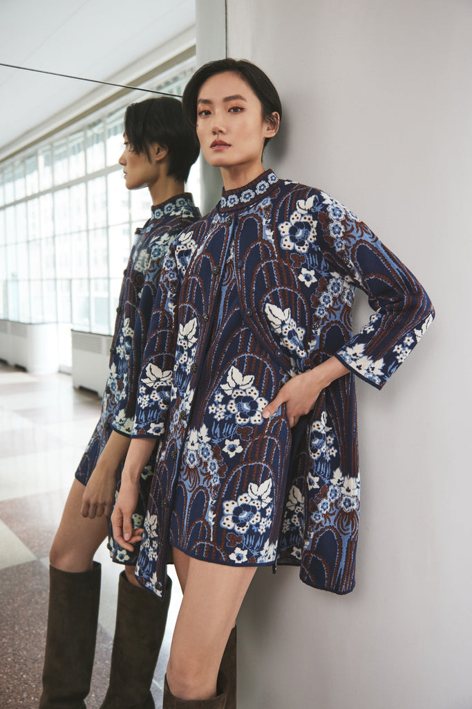 Vicky Jacket in Fontaine Navy