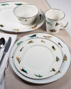 Dinner Plates in Flying Fish, Set of 4