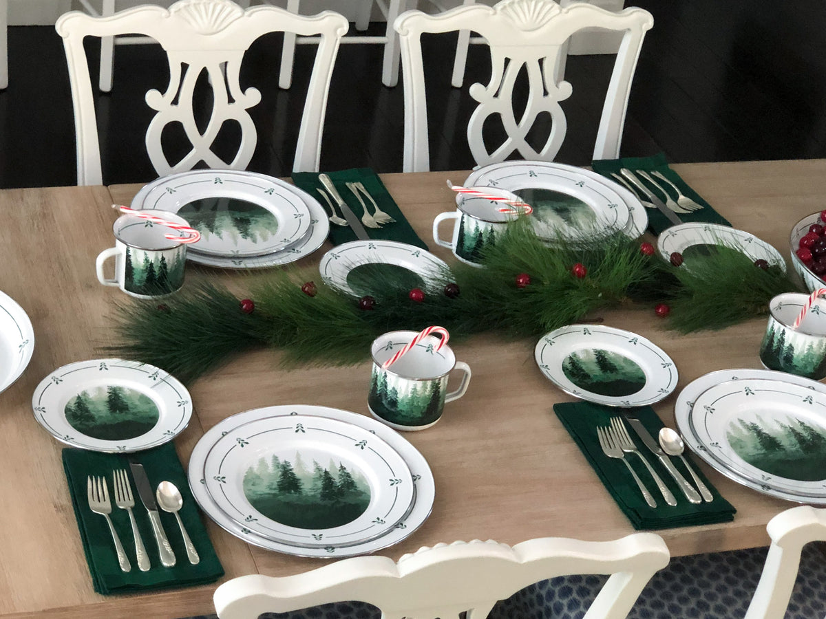 Dinner Plates in Forest Glen, Set of 4
