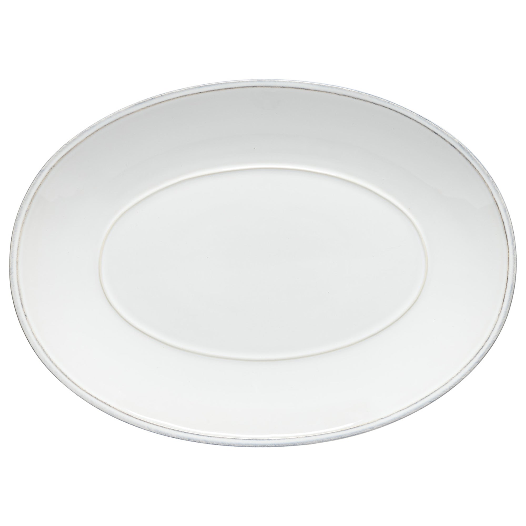 Friso Collection Oval Platter 16" in White