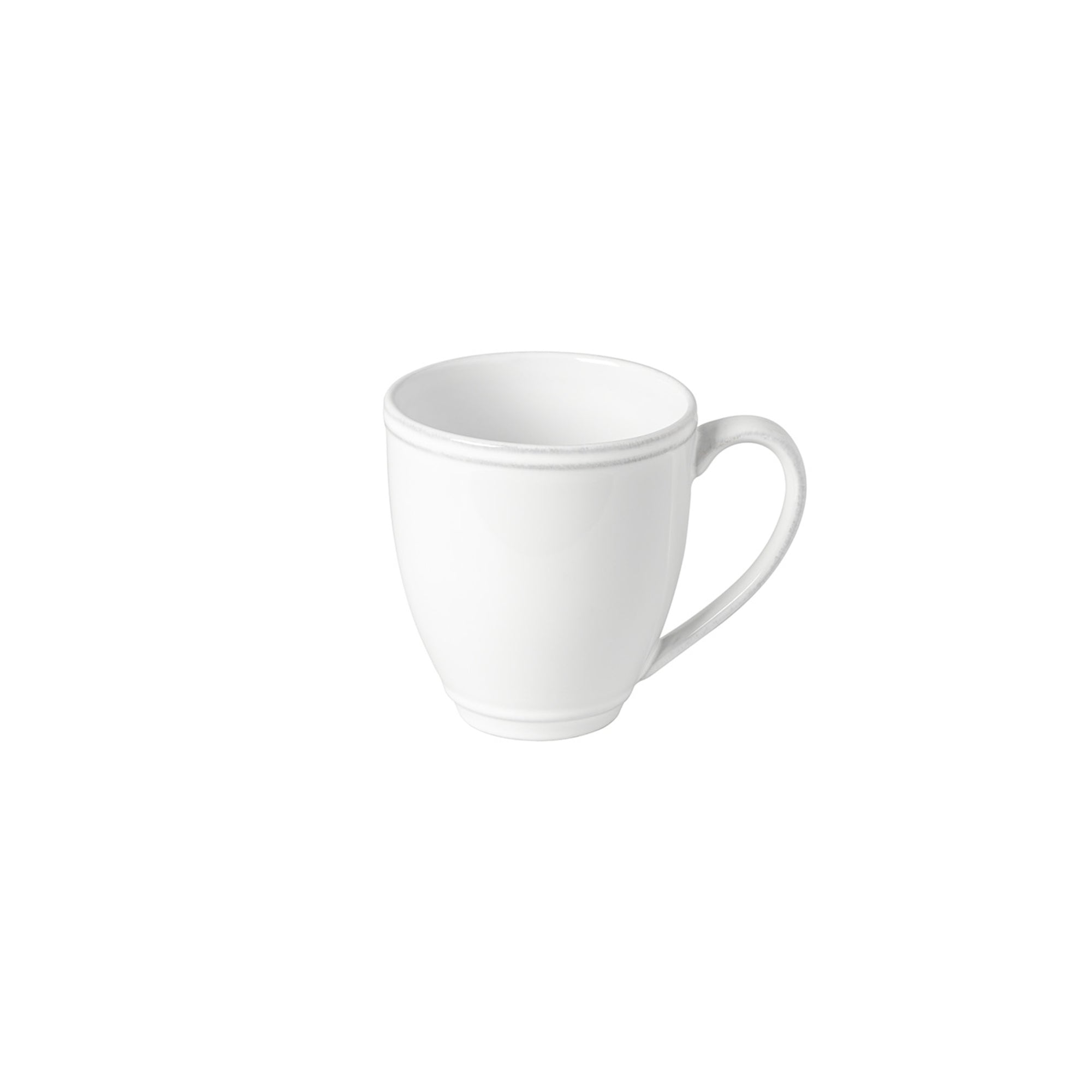 Friso Collection Mugs in White, Set of 6