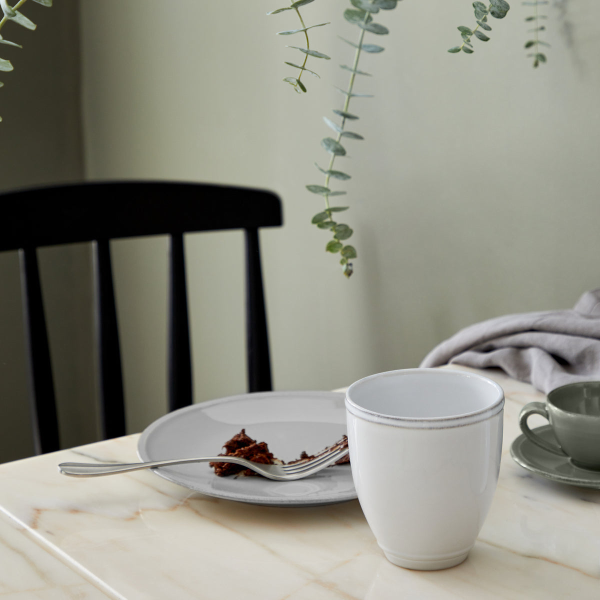 Friso Collection Salad Plates in White, Set of 6