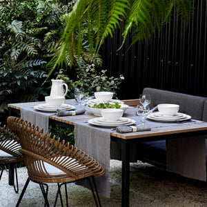 Friso Collection Salad Plates in White, Set of 6