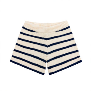 Unisex Breton Stripe Knit Short