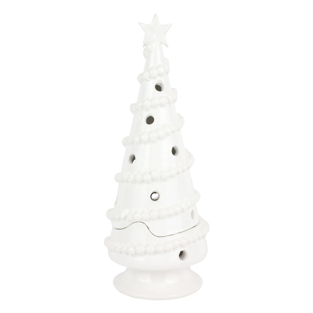 Foresta Large Garland Tree in White