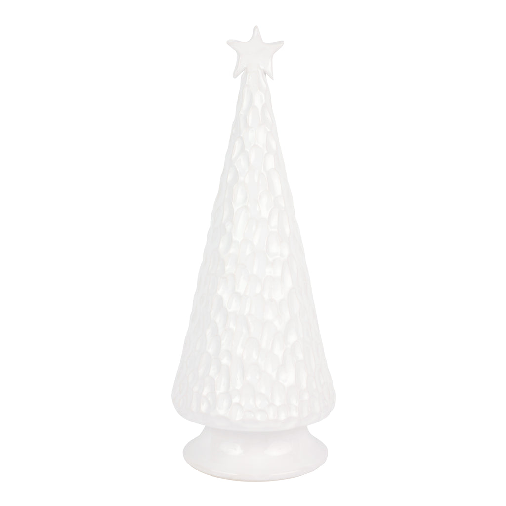 Foresta Large Hammered Tree in White