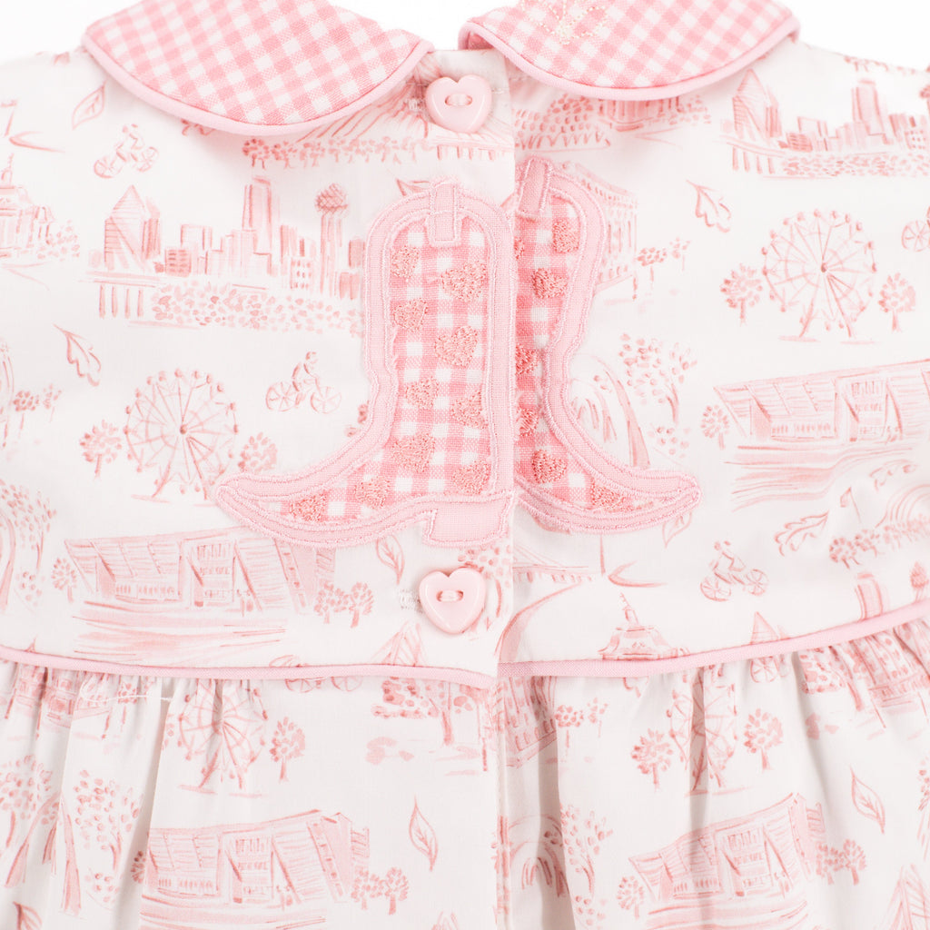 Sarita Girl Bubble in Dallas Print