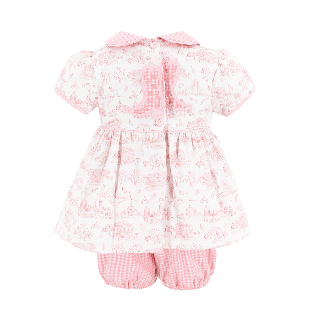 Emery Girl Set in Dallas Print