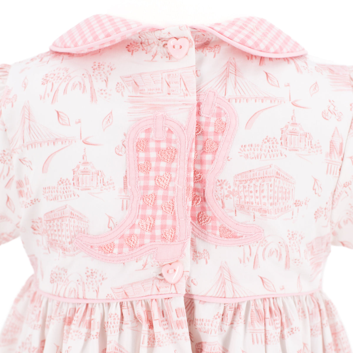 Sarita Girl Dress in Dallas Print