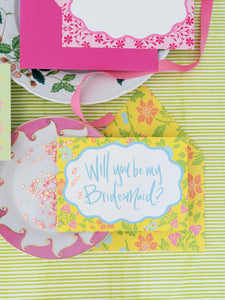 Sunny Chintz Bridesmaid Proposal Card Set