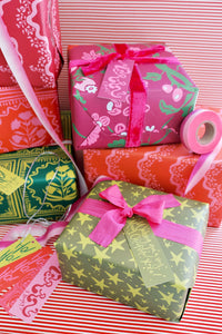 Bright Stars Reversible Gift Wrap