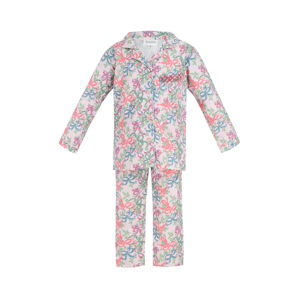 Finley Girl Pajama Set in Bows