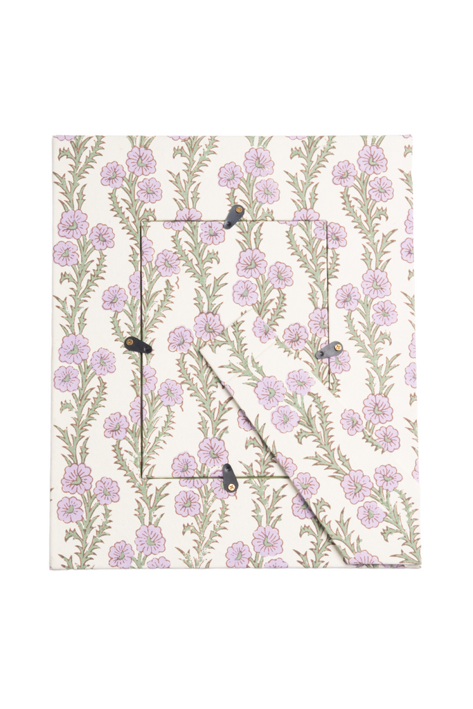 Large Wall Picture Frame 5x7 in Forget Me Not Purple