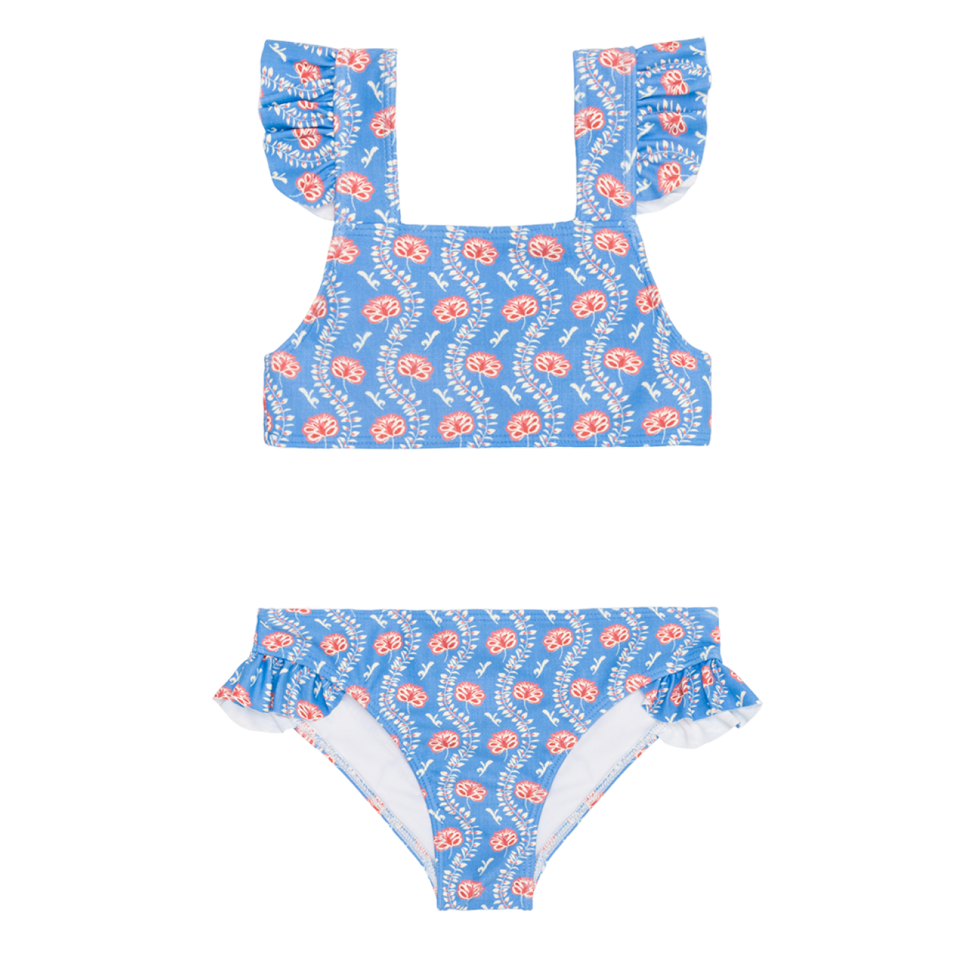 Girl’s Blue Primrose Tie Back Bikini