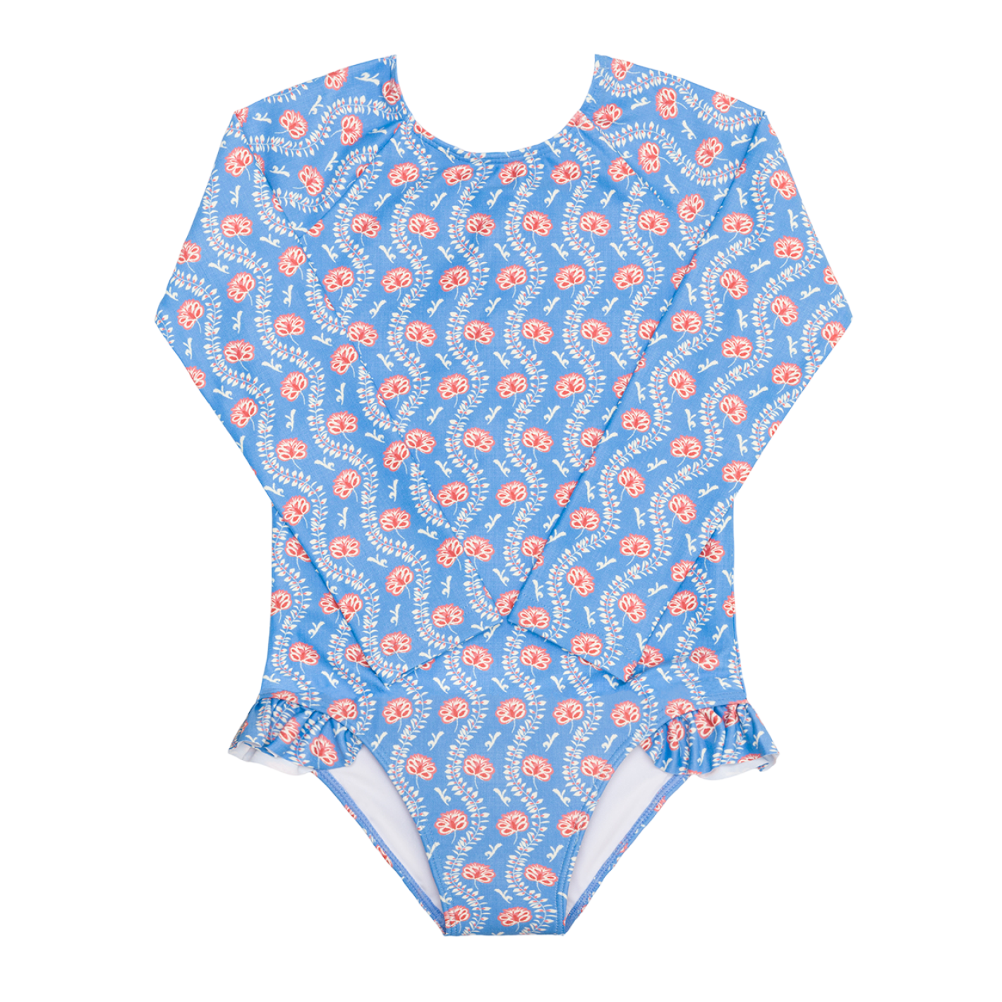 Girl’s Blue Primrose Rashguard One Piece
