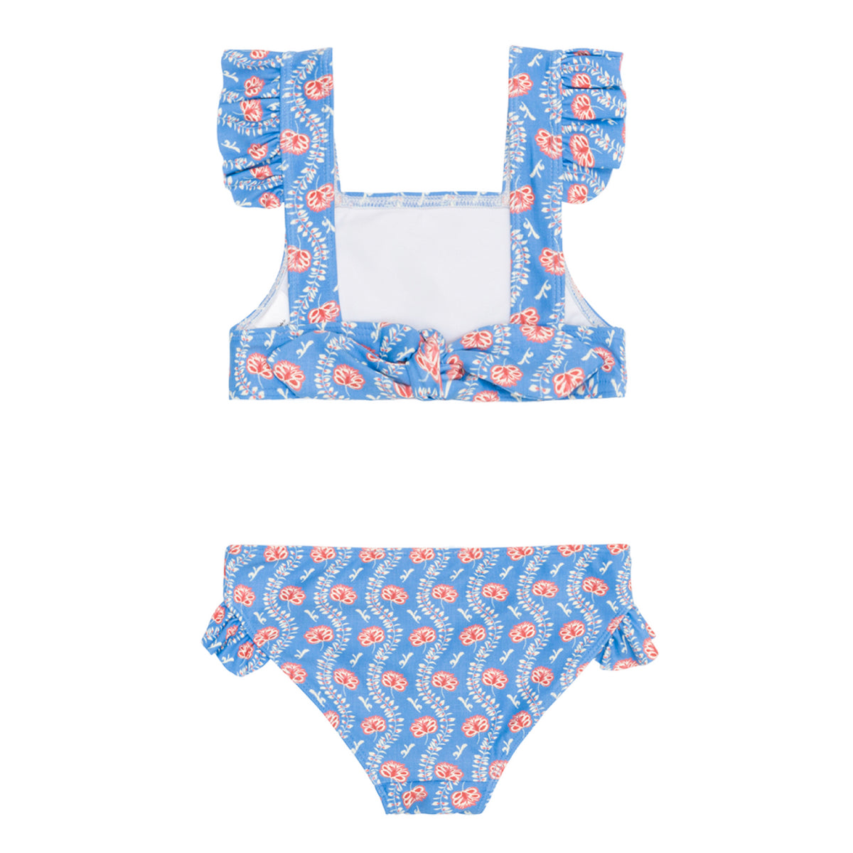Girl’s Blue Primrose Tie Back Bikini