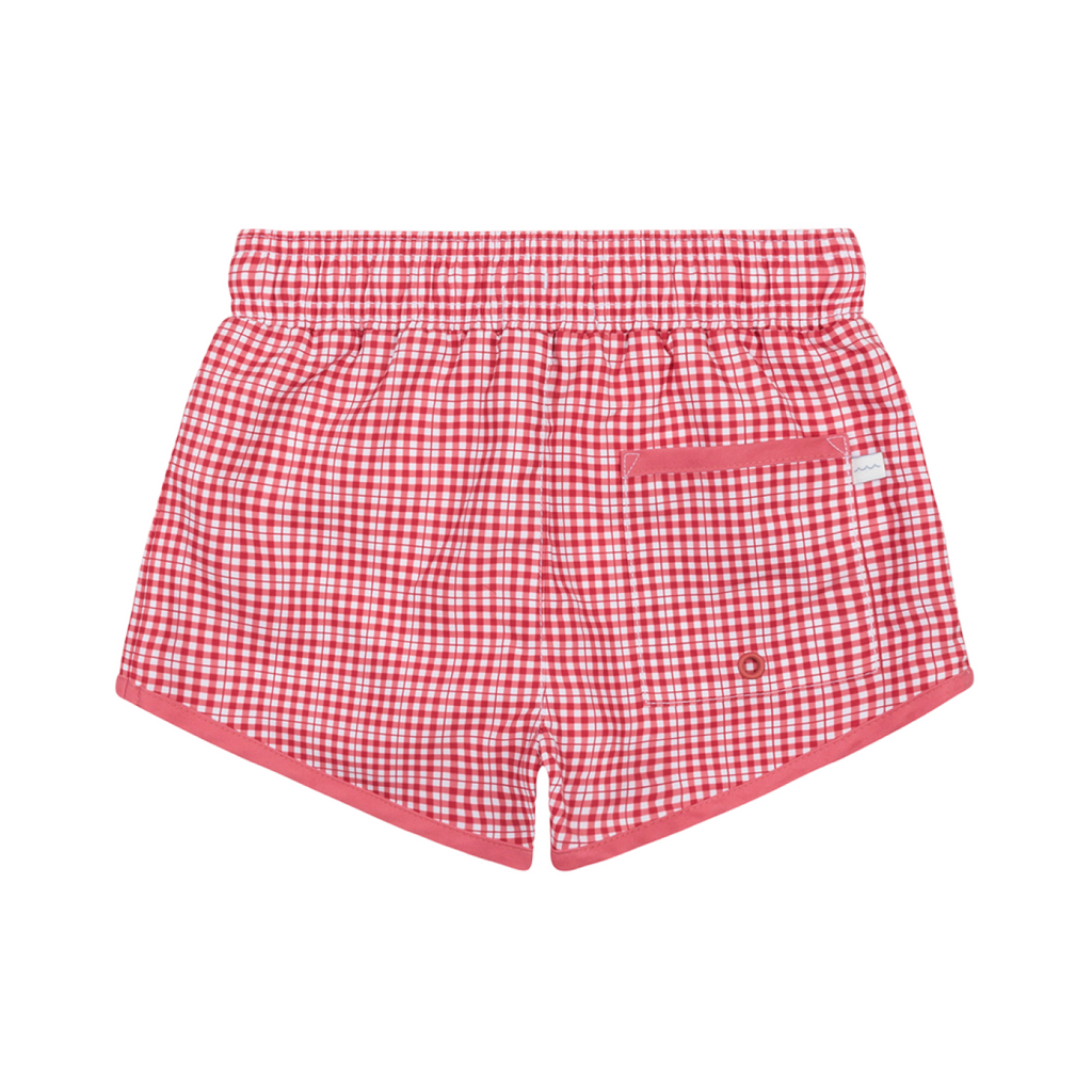 Boy’s Poppy Gingham Boardie