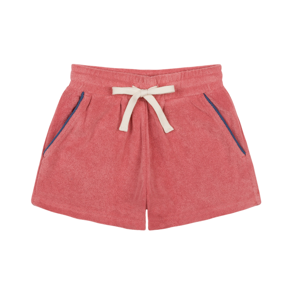 Boy’s Poppy Red French Terry Short