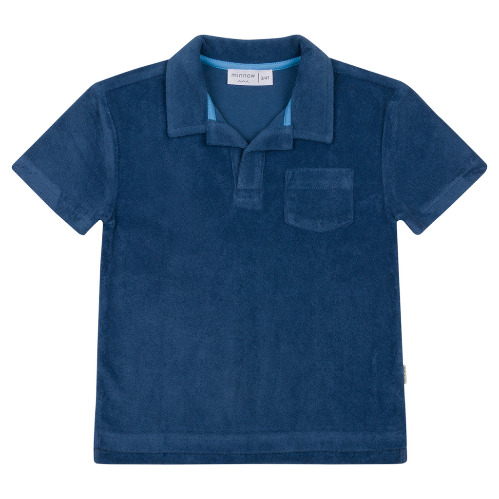 Boy’s Newport Navy French Terry Polo