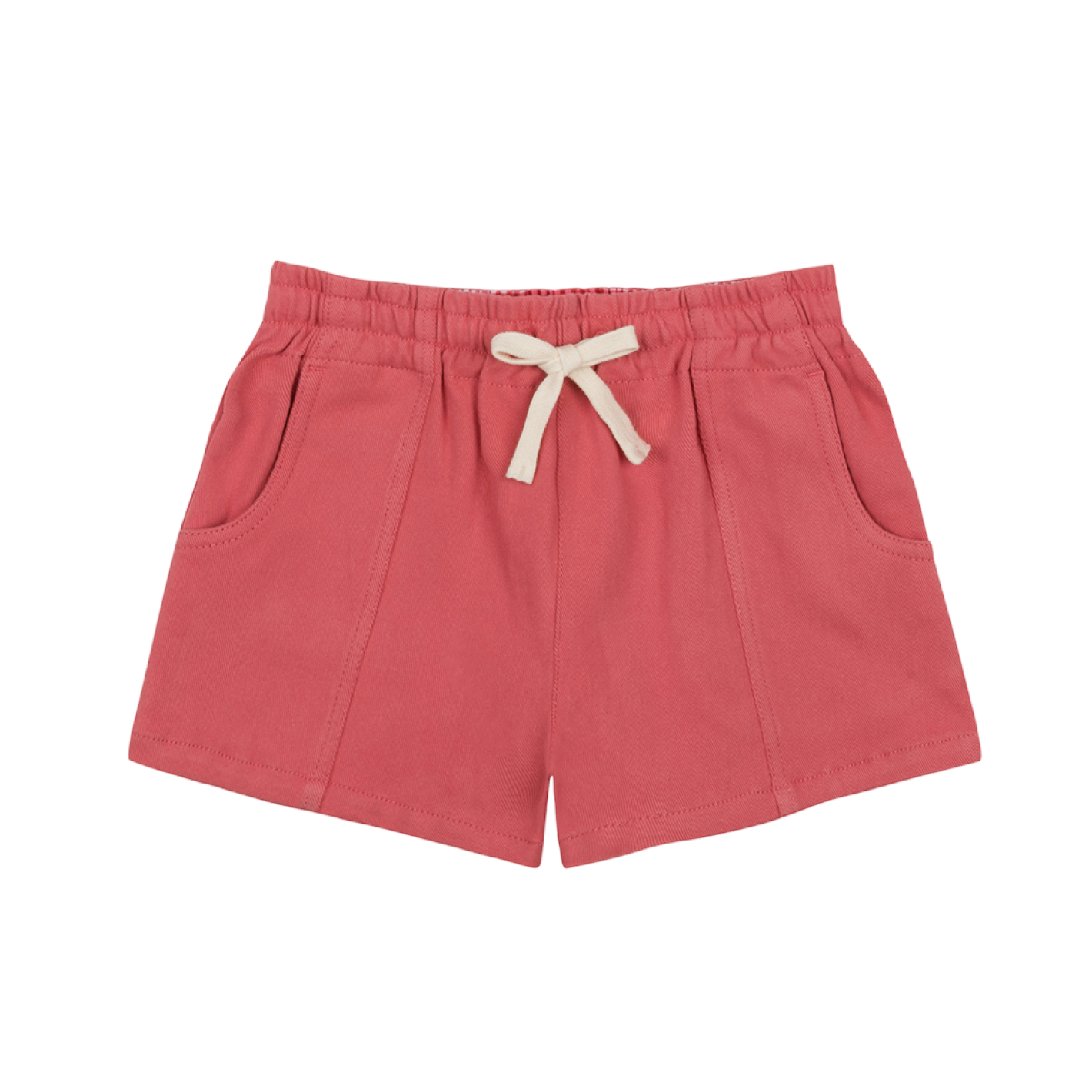 Boy’s Poppy Red Ultra-Soft Twill Short