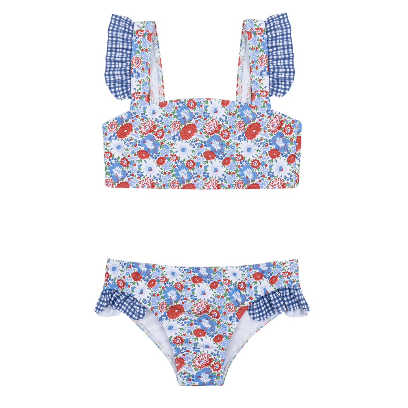 Girl’s Americana Blossom Bandeau Bikini