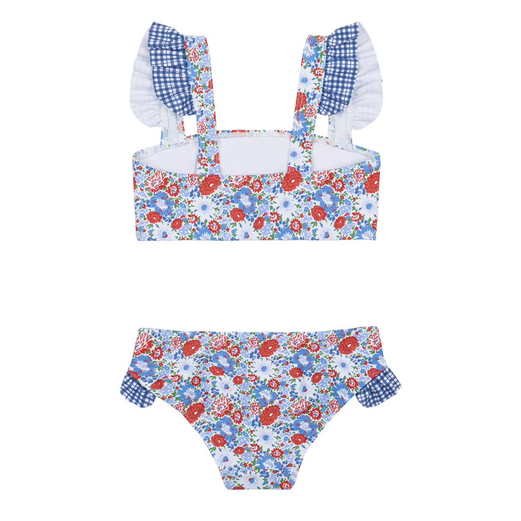 Girl’s Americana Blossom Bandeau Bikini