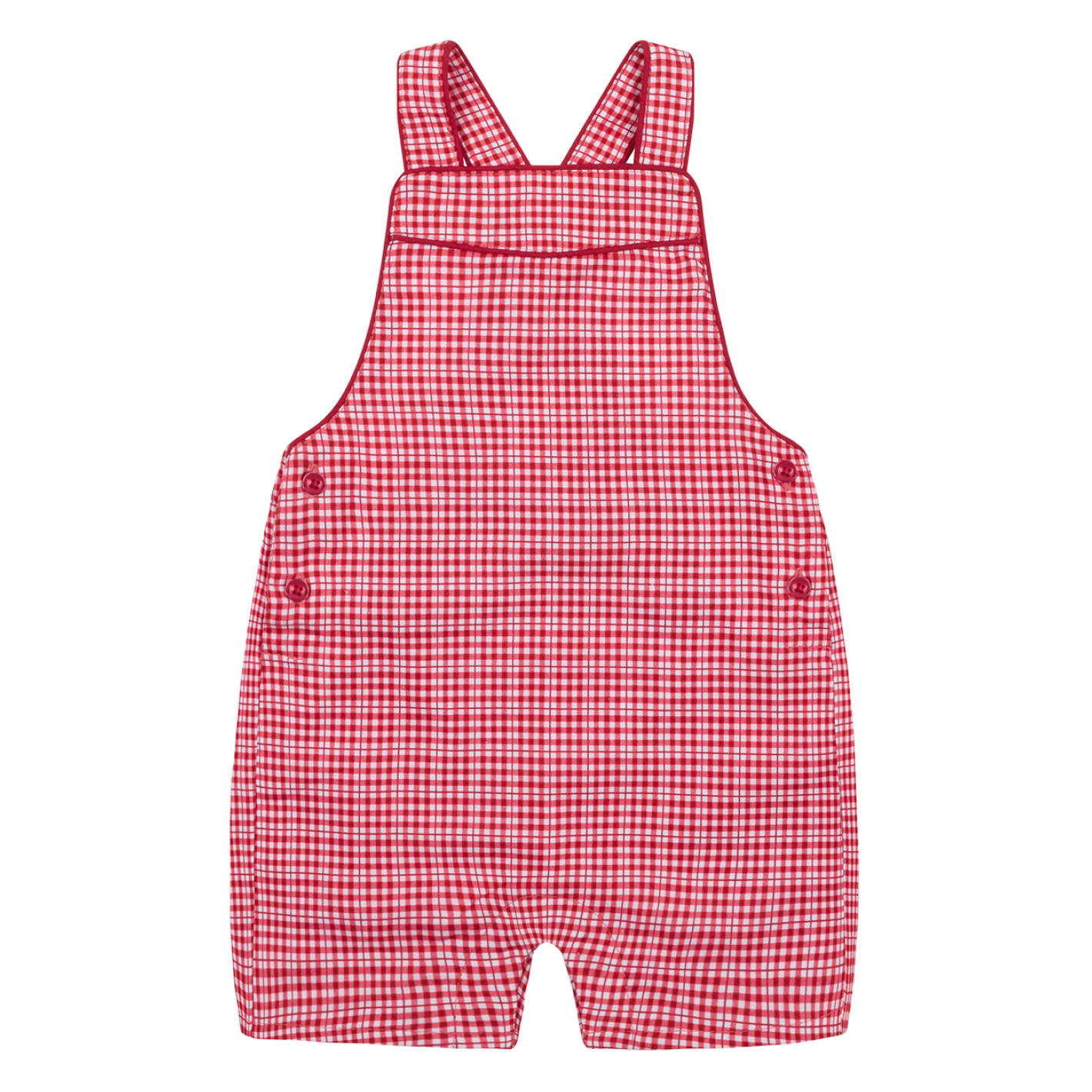 Baby Poppy Gingham Short Overall
