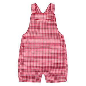 Baby Poppy Gingham Short Overall