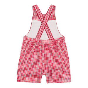 Baby Poppy Gingham Short Overall