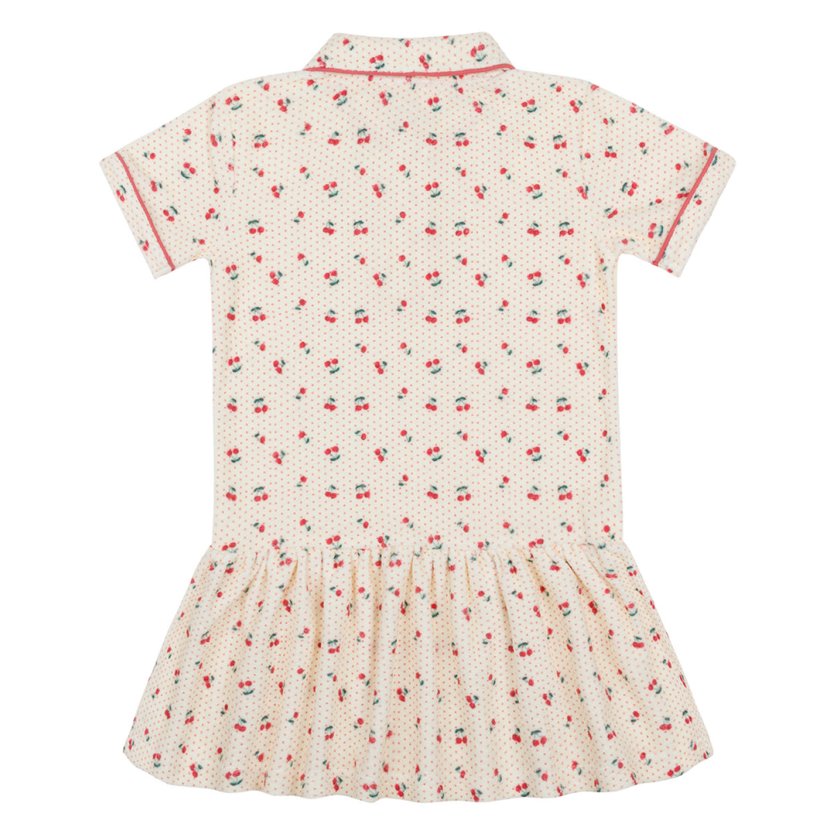 Girl’s Summer Cherries French Terry Dropwaist Tennis Dress