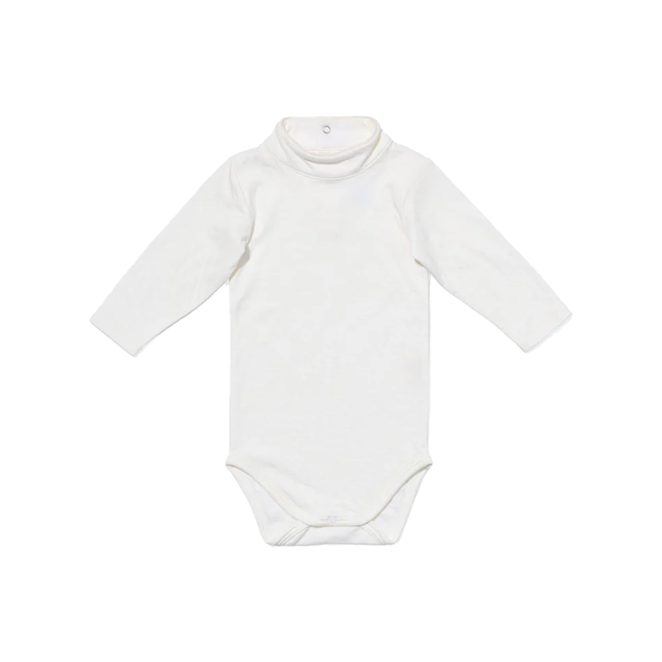 Frank T-Neck One-Piece in Vanilla Piping