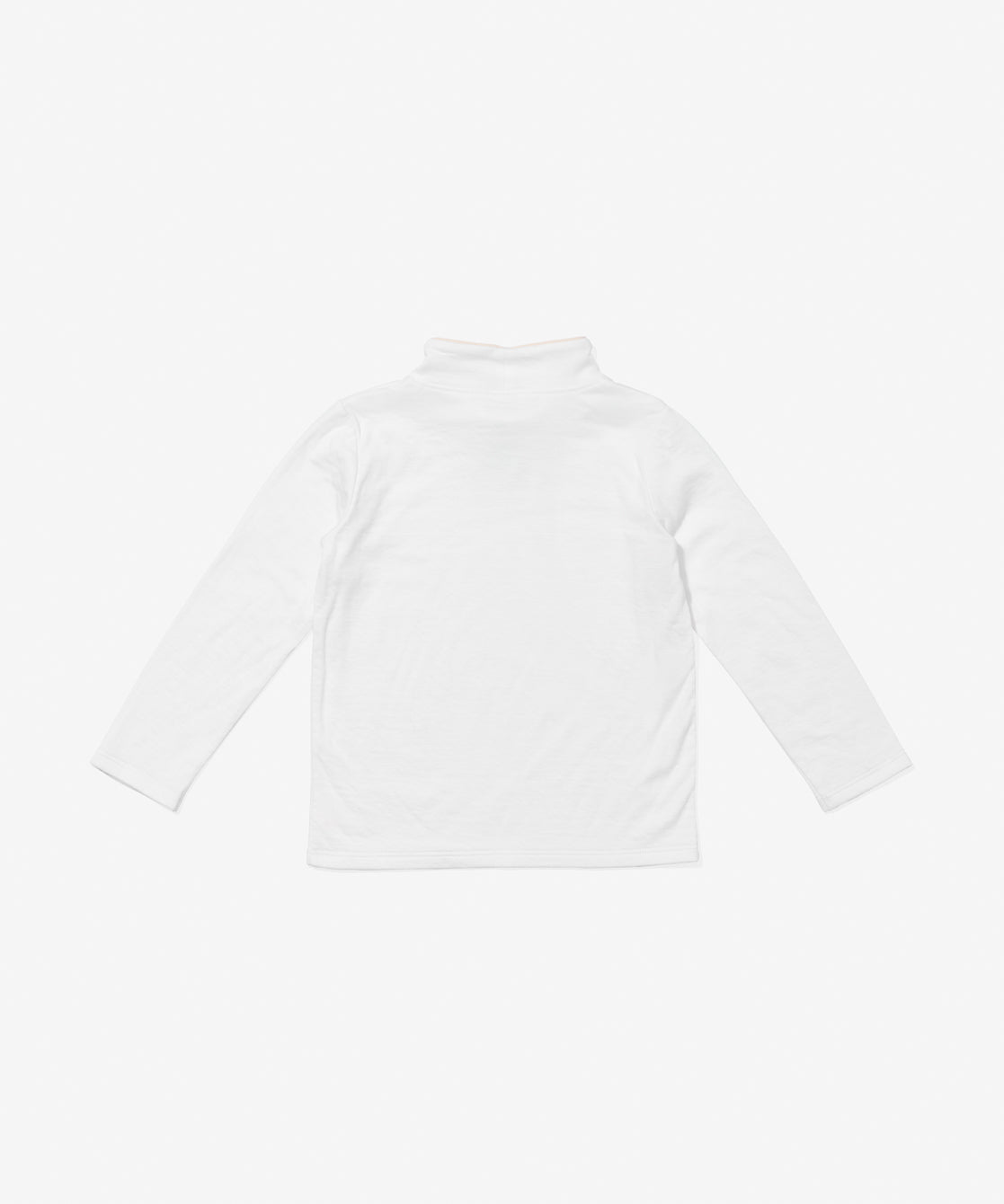 Frank T-Neck in Vanilla Piping