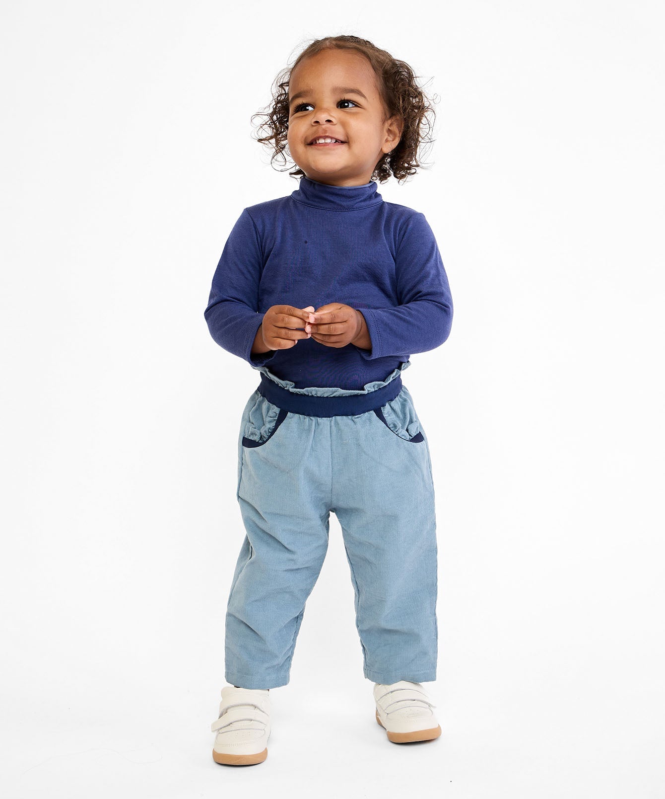 Frank T-Neck One-Piece in Navy