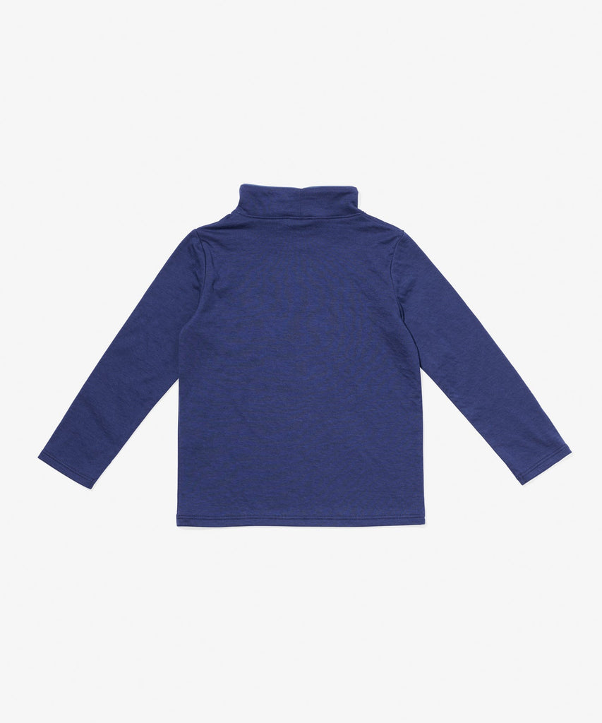Frank T-Neck in Navy
